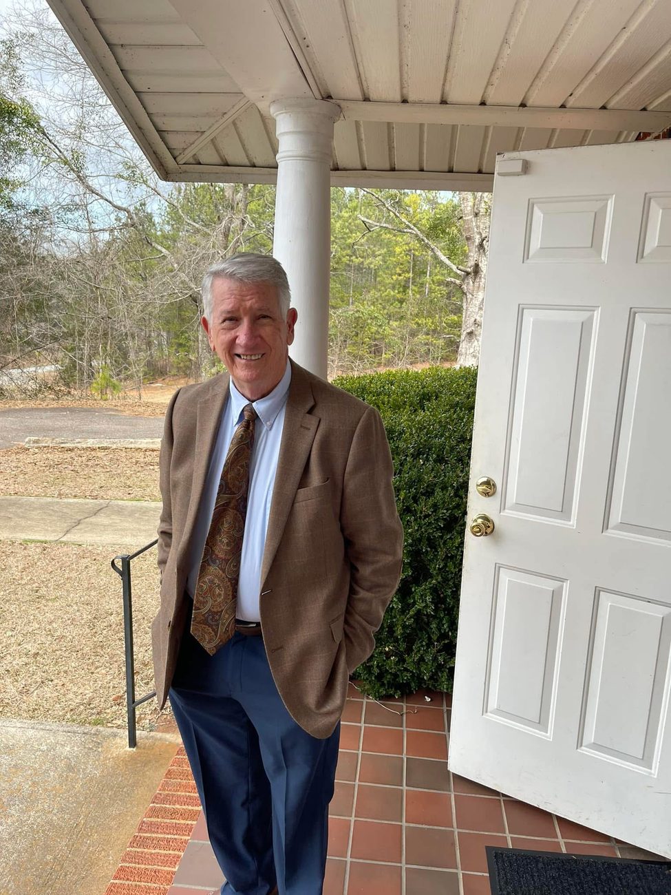 A warm welcome at the door